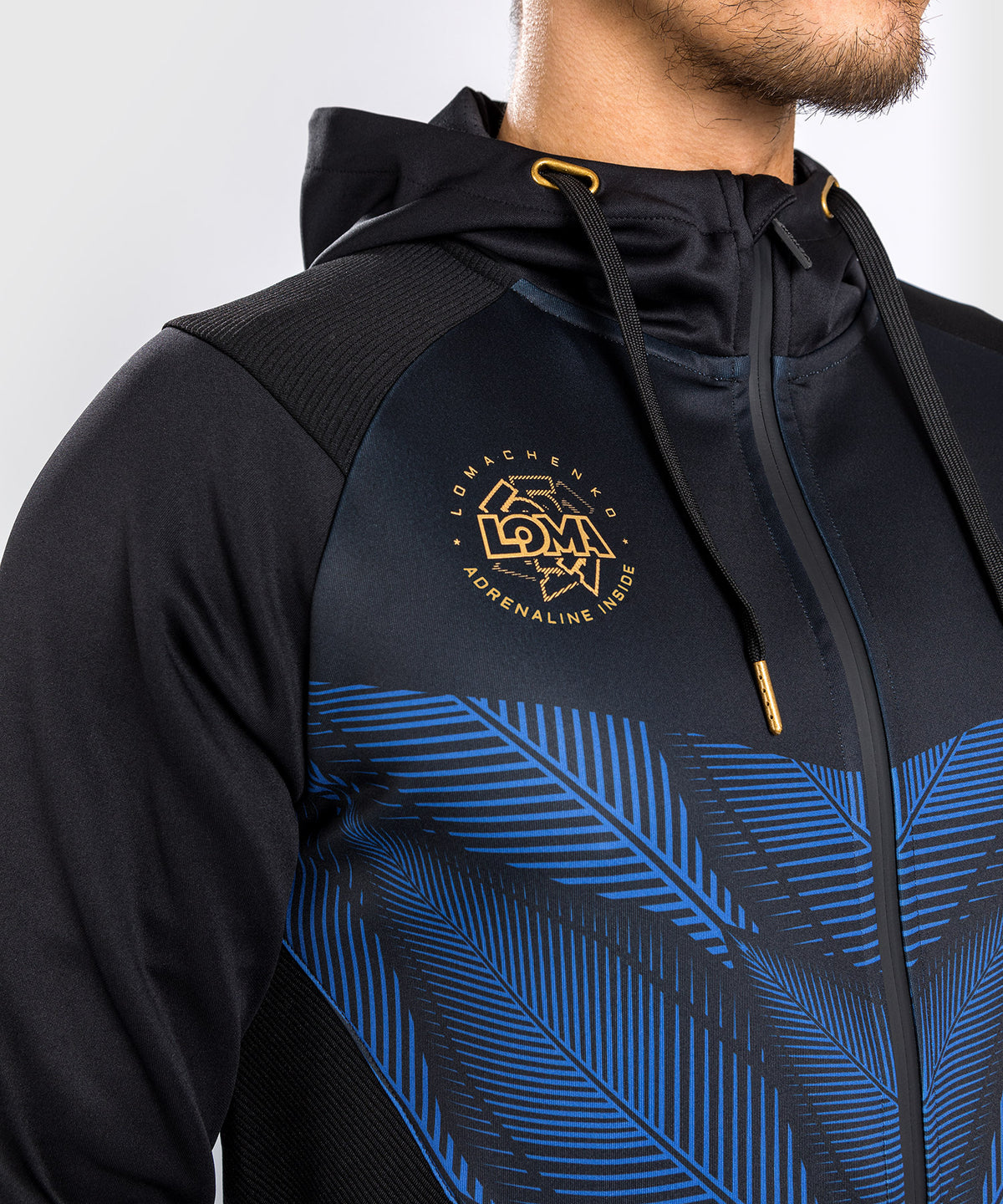 Venum Phantom Loma Hoodie - Schwarz/Blau