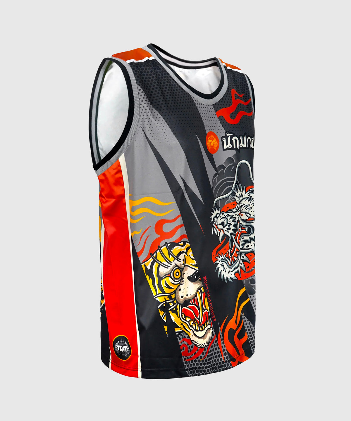 Tuff Top Japanese Yin-Yang Tanktop - Schwarz