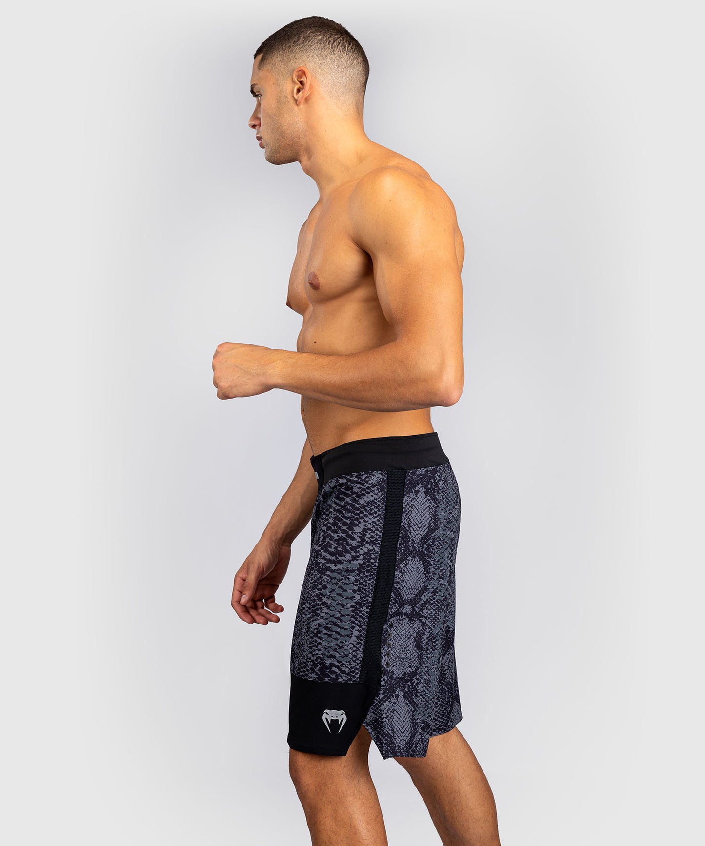 Short de Combat Venum G-Fit Scales – Noir/Gris Charbon