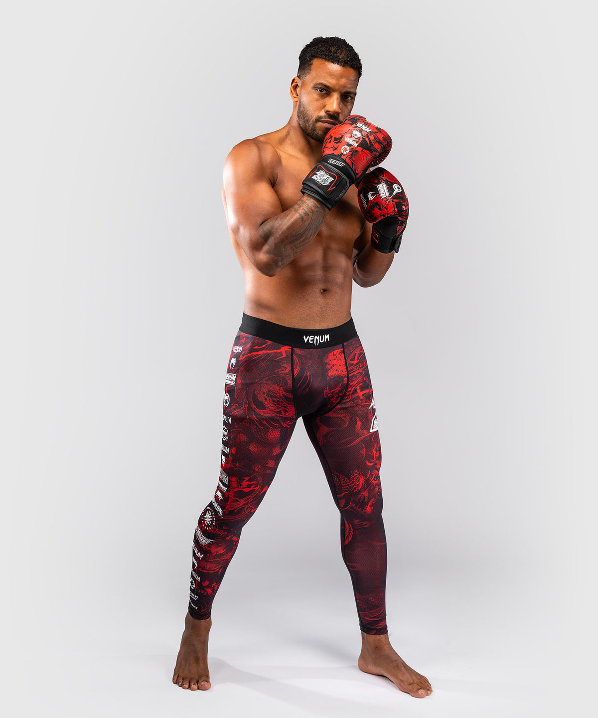 Venum 20th Anniversary Spats - Nero/Rosso