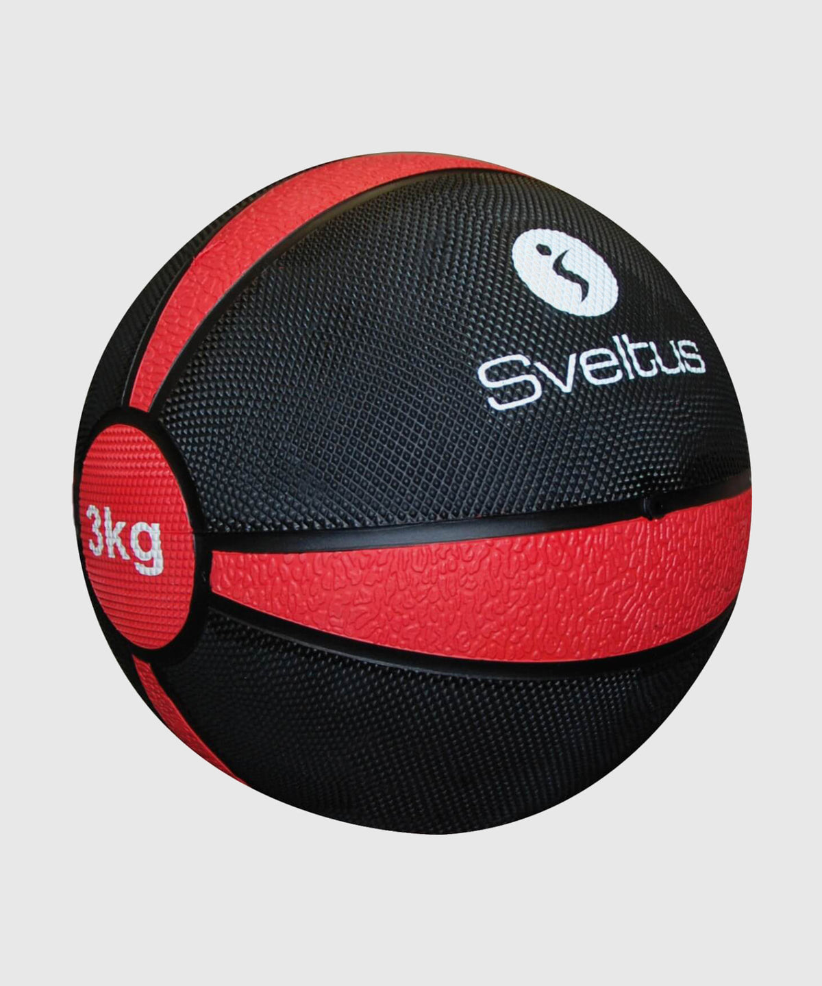 Medecine Ball Sveltus - 3 Kg - Noir/Rouge