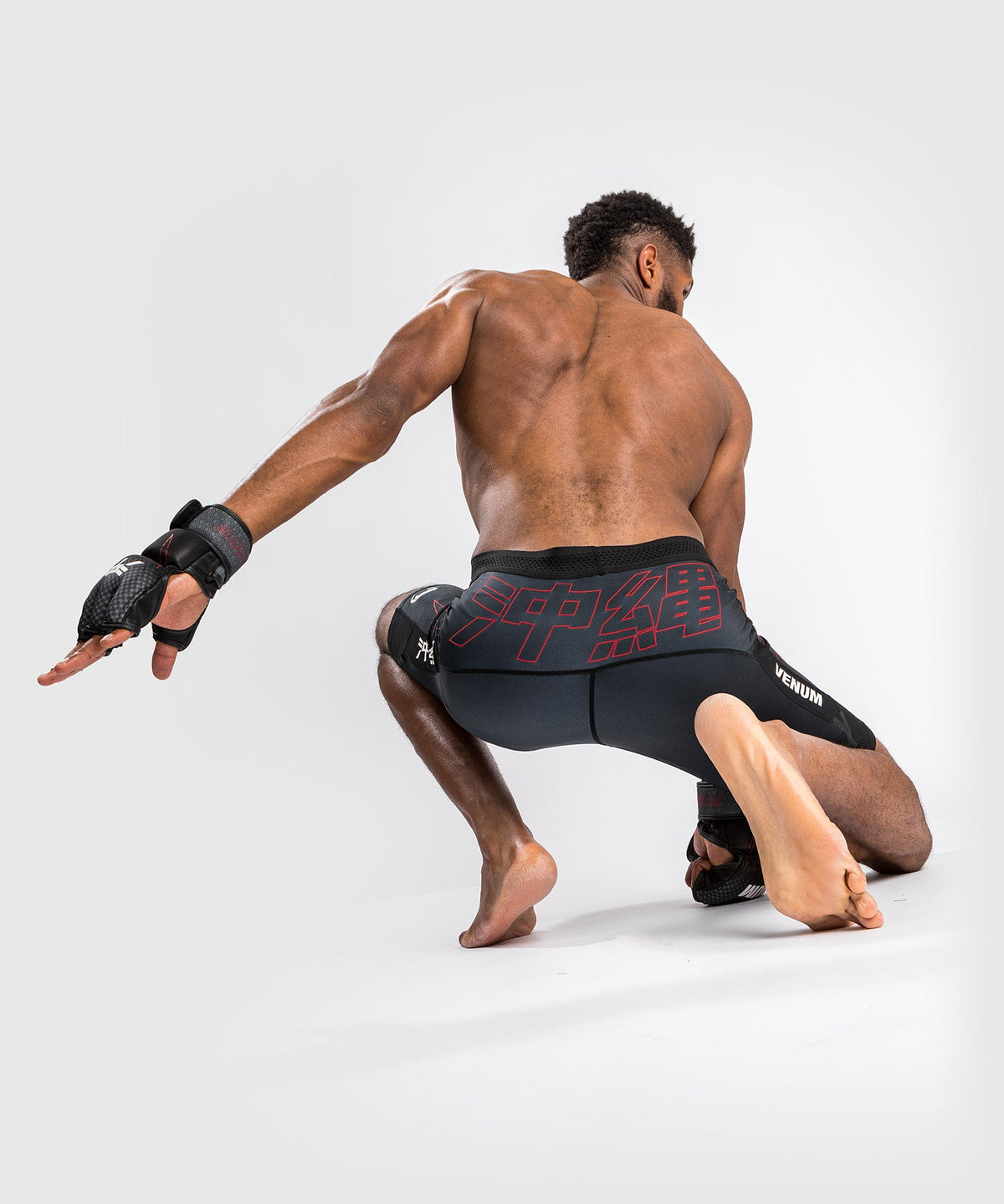 Short de compression Venum Okinawa 3.0 - Noir/Rouge
