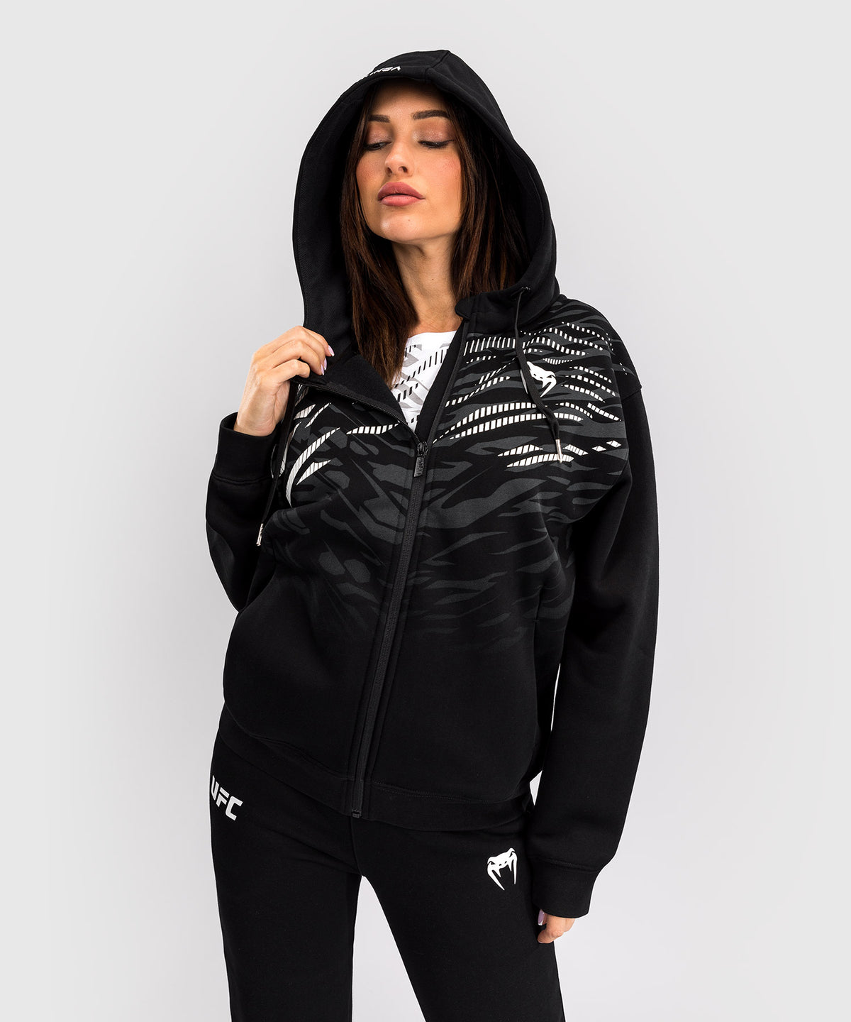 UFC Fusion by Venum Women’s Replica Zip Hoodie - Black