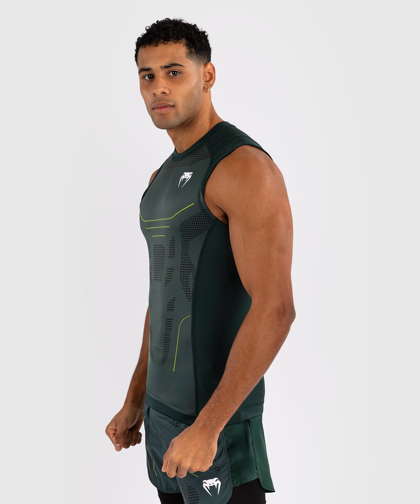 Venum Technical 3.0 Ärmelloses Rashguard - Waldgrün