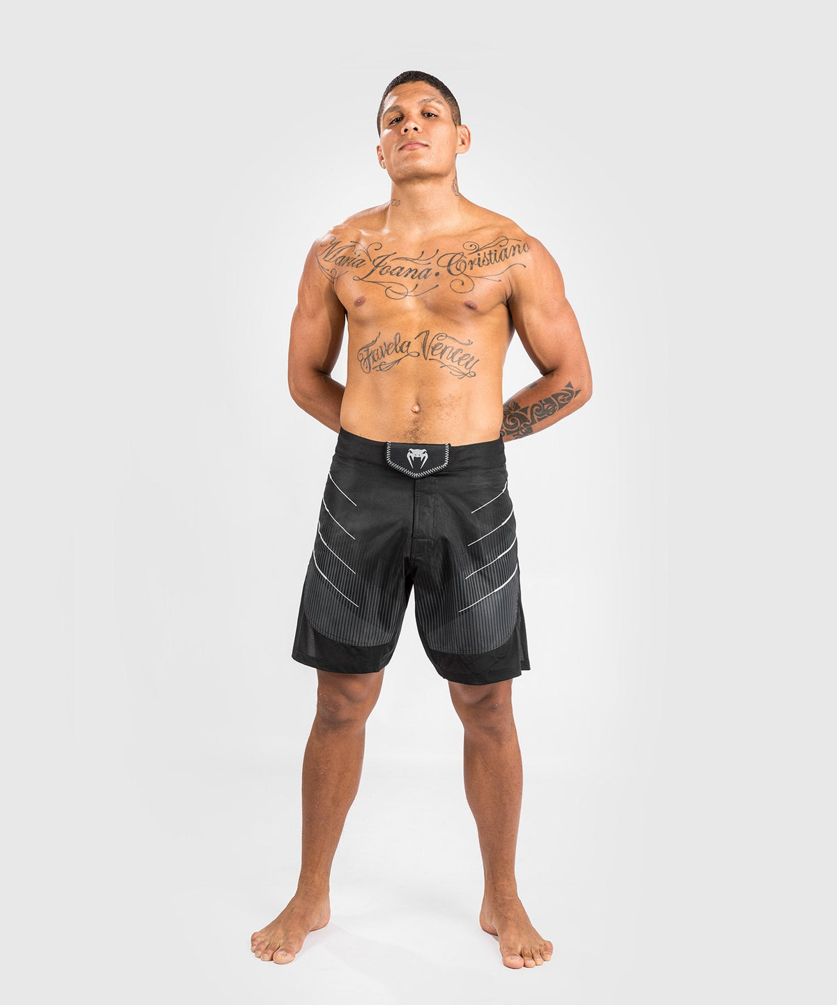 Fightshort Venum Biomecha - Noir/Gris