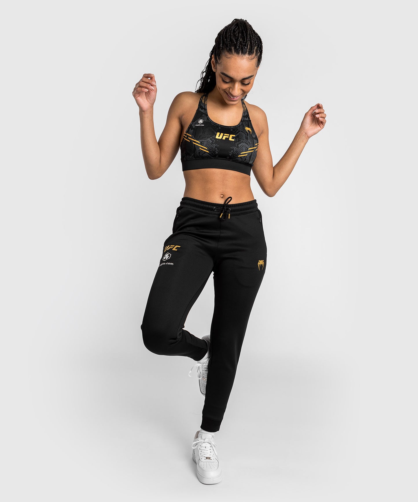 UFC Adrenaline by Venum Authentic Fight Night Walkout-Hose für Frauen Women’s Walkout Pant - Champion