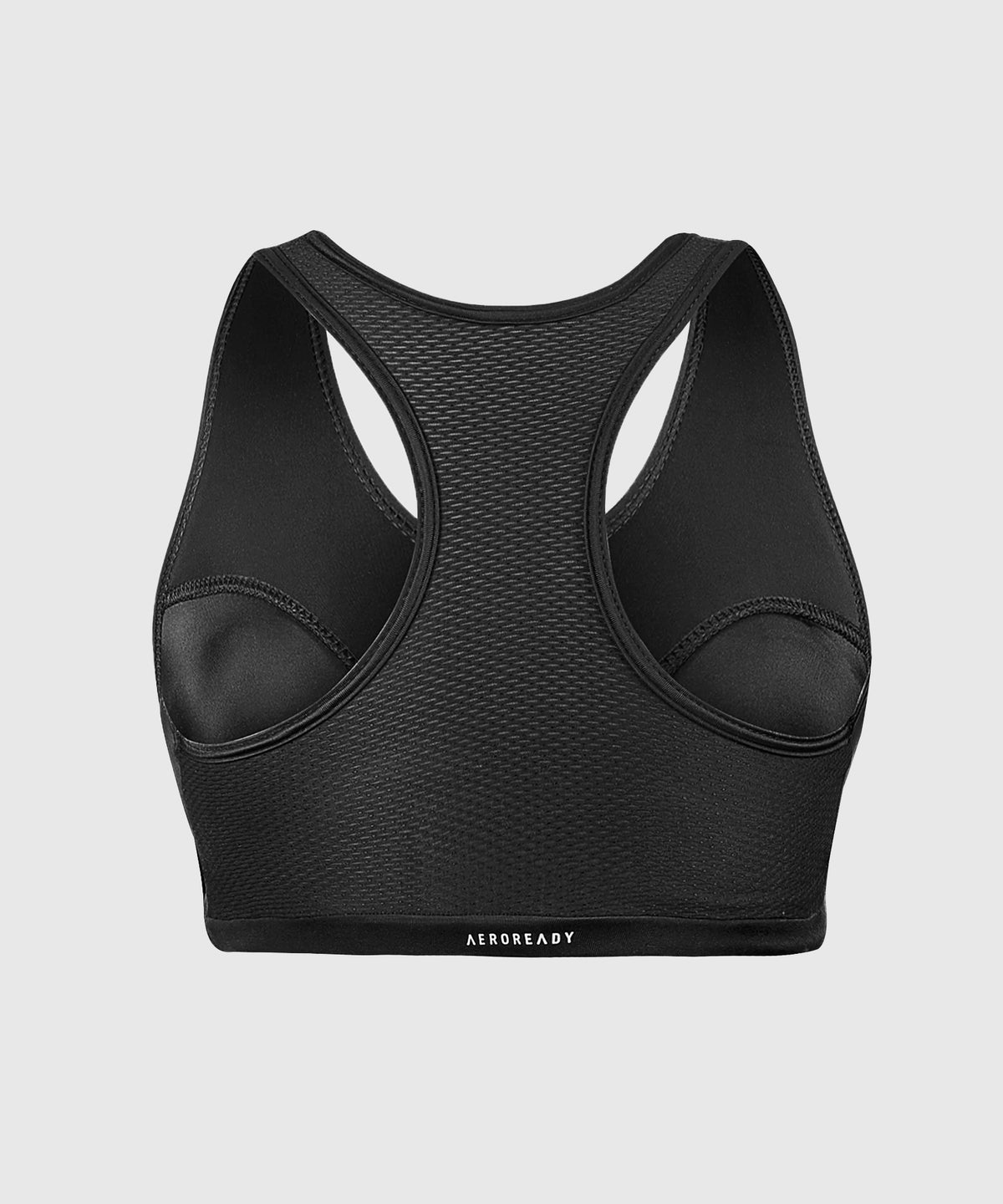 Adidas Sports Bra with Integrated Chest Protector - Black/White