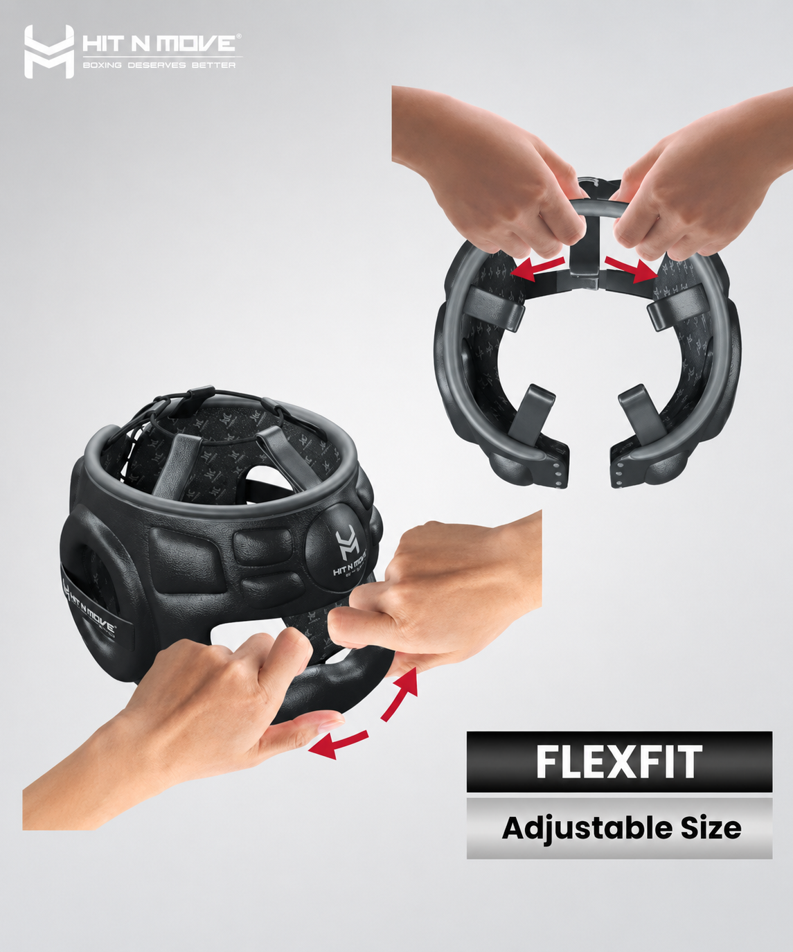 Hit N Move Air Armor Boxkopfschutz - Silber