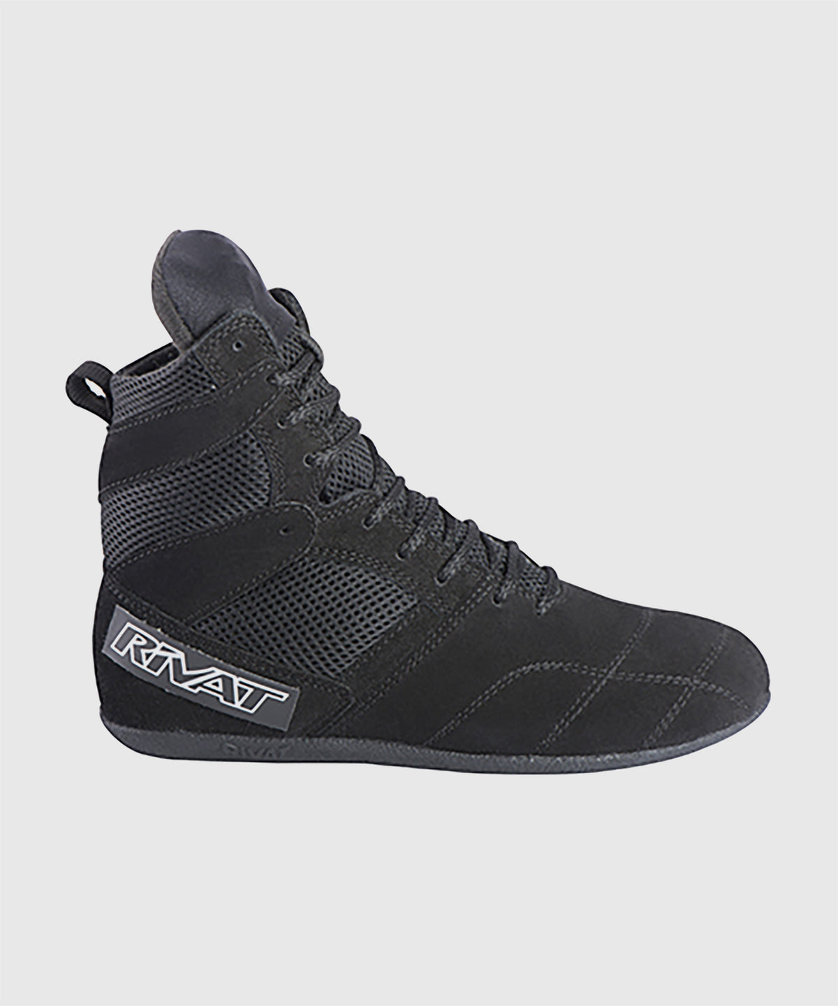 Rivat Top Light Botas de Boxeo Francés - Negro