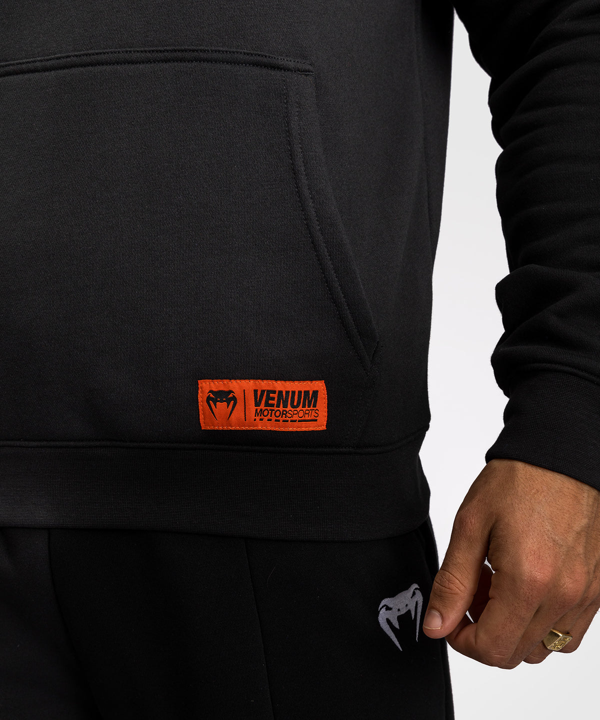 Venum Motorsport Hoodie - Tiefschwarz