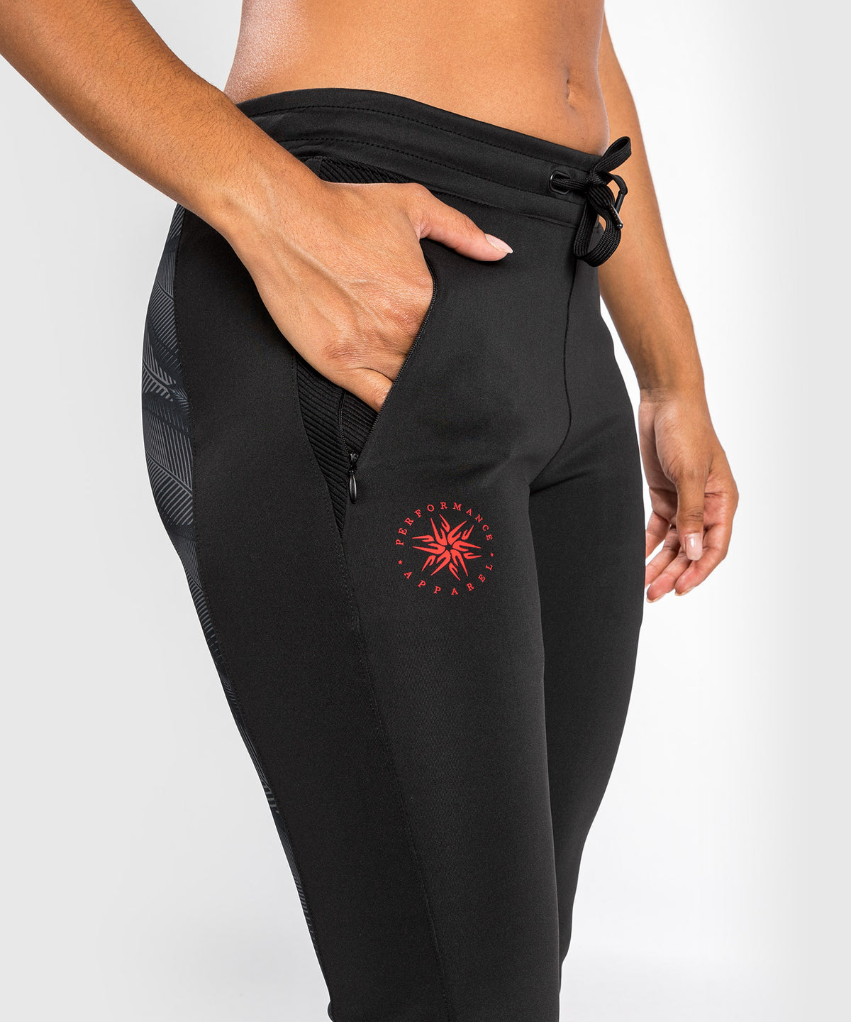 Pantalon de Jogging Venum Phantom - Pour Femmes - Noir/Rouge