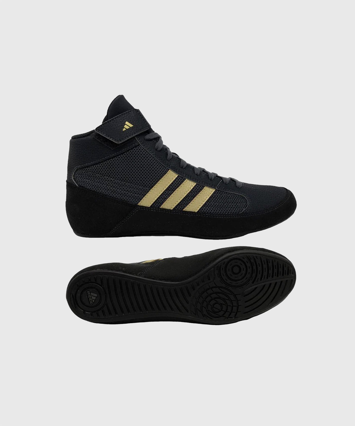 Adidas Havoc Scarpe da Lotta per Bambini - Nero/Oro