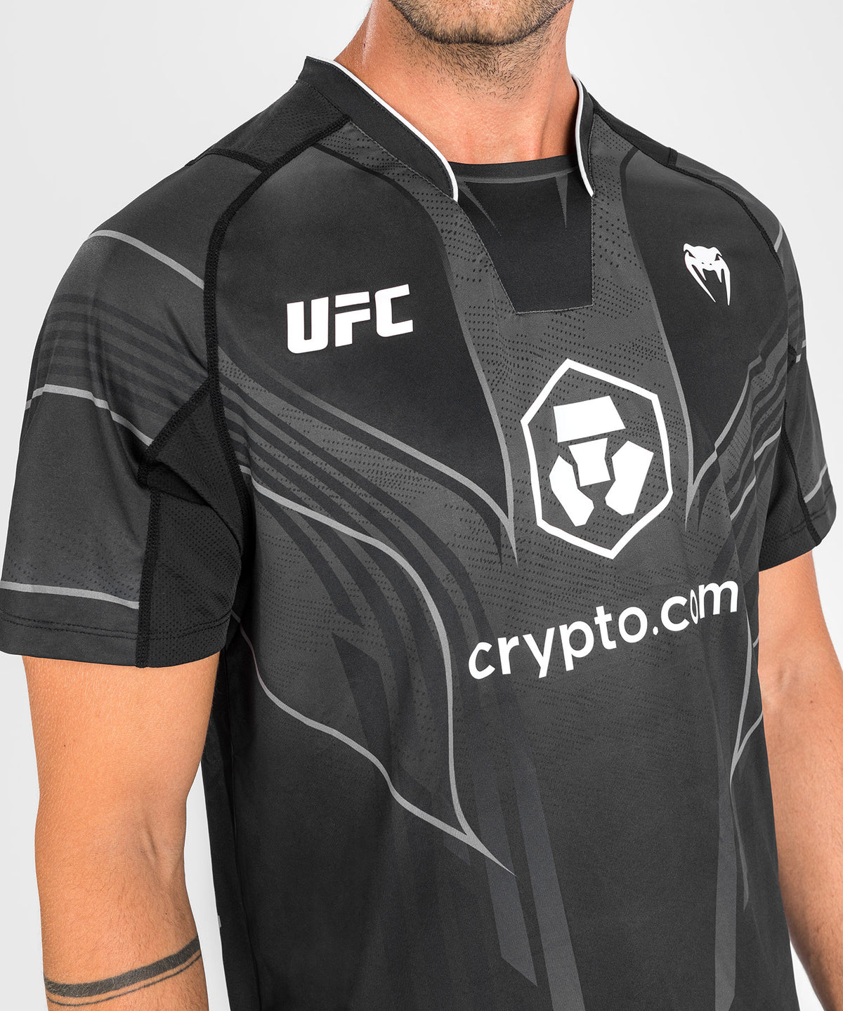 Maglia UFC Venum Authentic Fight Night 2.0 Uomo - Nero