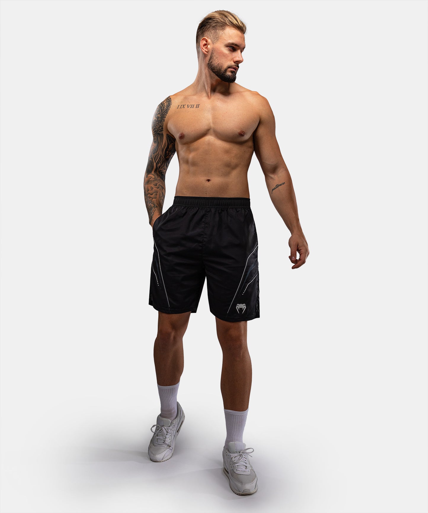 Venum Streamline Training Shorts - Black/White