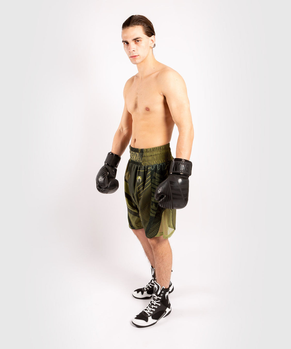 Short de Boxe Venum Commando Edition Loma - Kaki