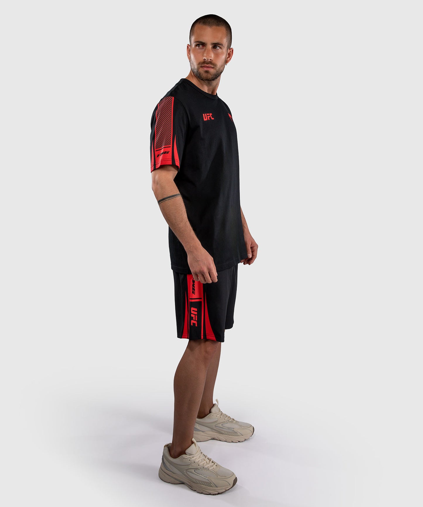 Venum UFC Unity by Venum Authentic Fight Week Camiseta de Manga Corta para Hombre - Negro