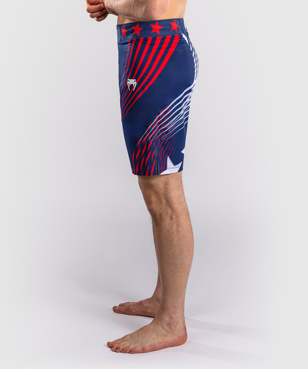 Official UFC Freedom 250 by Venum Authentic Fight Night Pantaloncini da combattimento taglio lungo da uomo - Blu