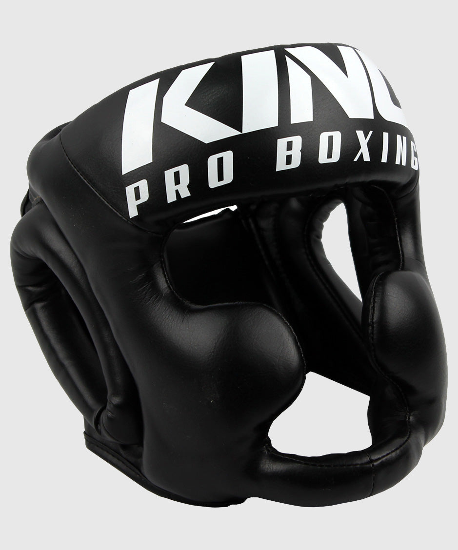 King Pro Boxing Casco de Protección - Negro