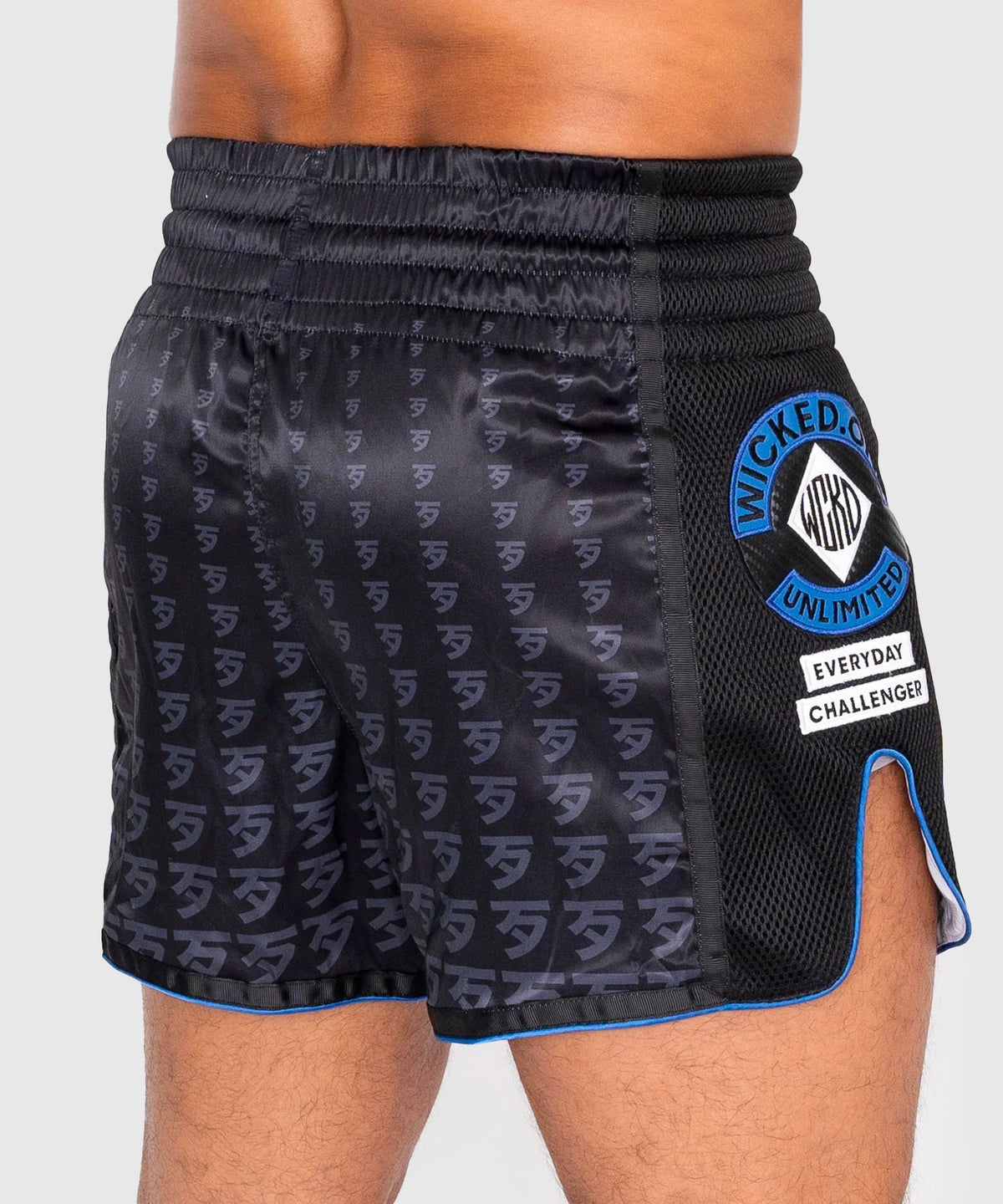 Short De Muay Thai Wicked One Infinit - Noir/Bleu