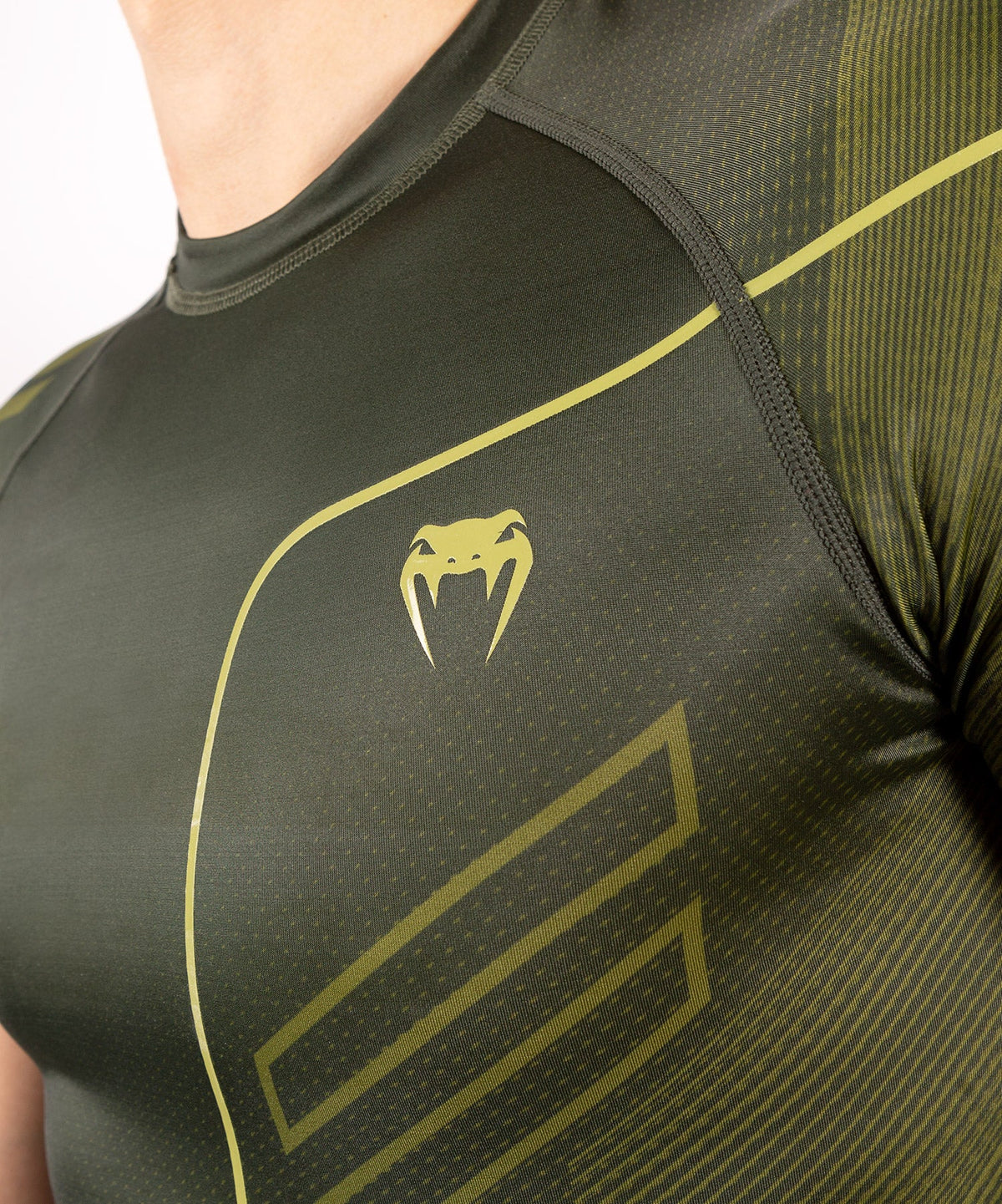 Rashguard Venum Commando Edition Loma Manches Courtes - Kaki