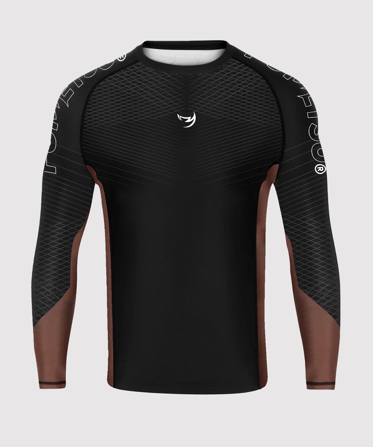 Fumetsu Competitor Mk2 Langarm-Rashguard - Schwarz/Braun