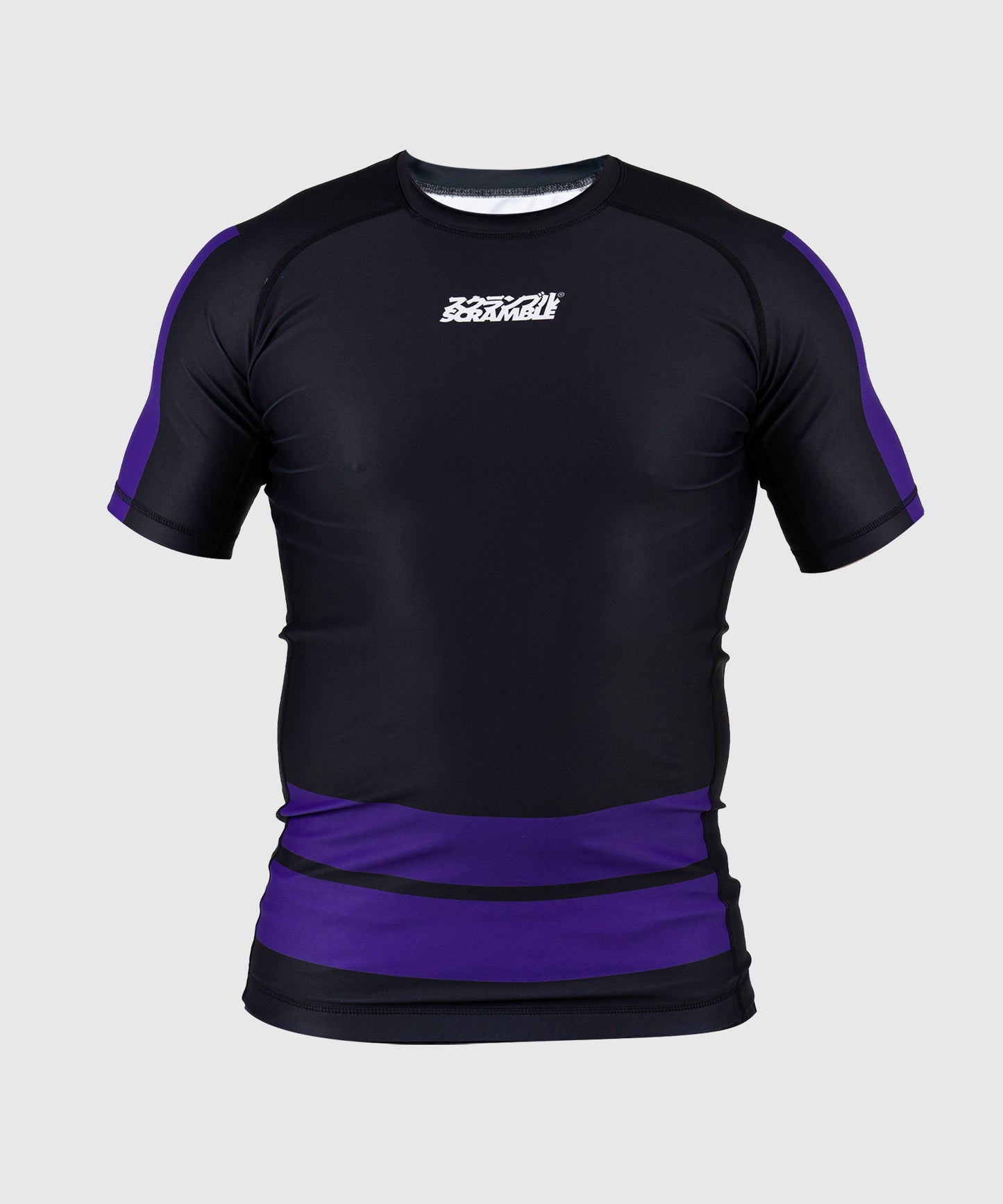 Scramble Ranked Rashguard de Manga Corta - Violeta