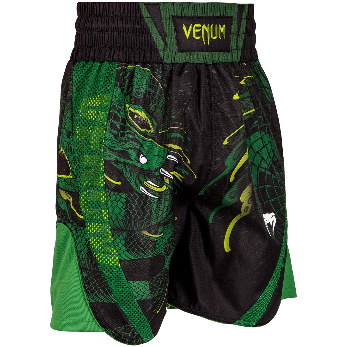 Short de Boxe Venum Green Viper - Noir/Vert