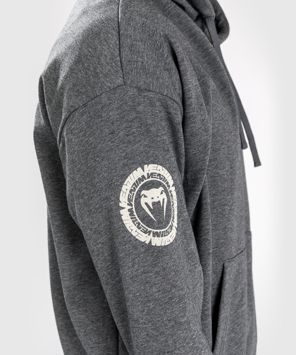 Venum Vortex XL Lite Herren Hoodie - Dunkel Heather Grau