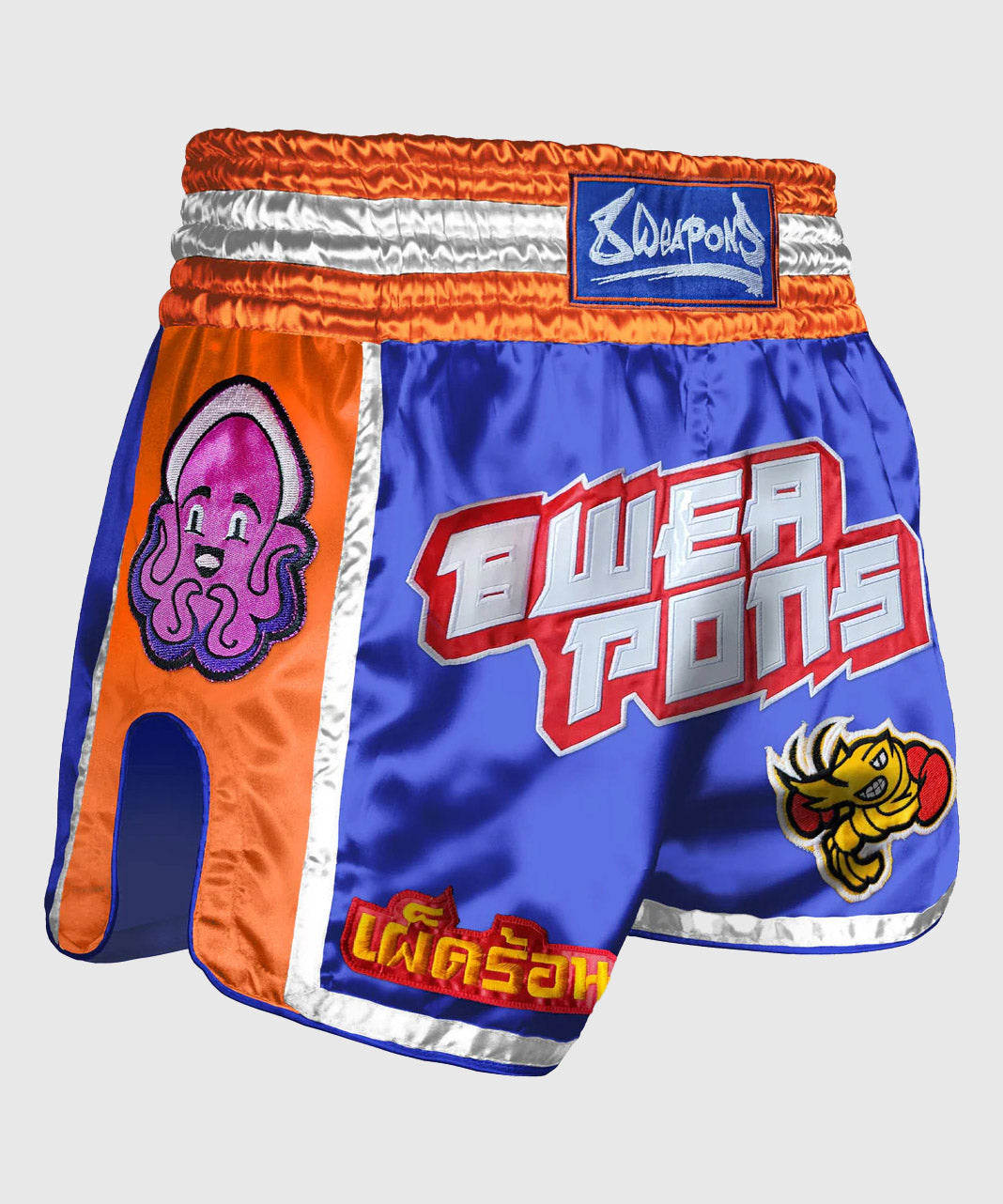 8 Weapons Talay Muay Thai Shorts - Blue