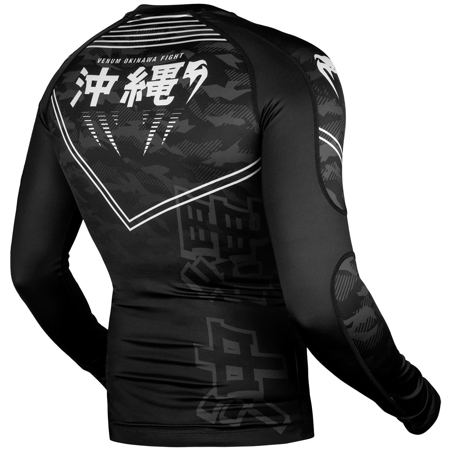 Rashguard Venum Okinawa 2.0 - Manches longues - Noir/Blanc