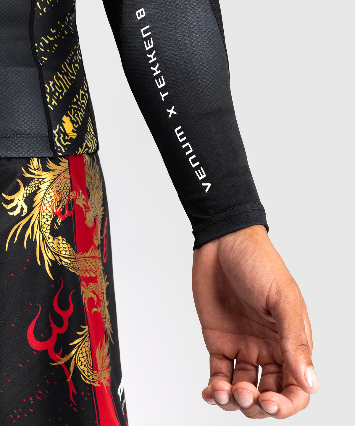 Rashguard Venum x TEKKEN 8 - Marshall Law - Noir/Rouge/Or