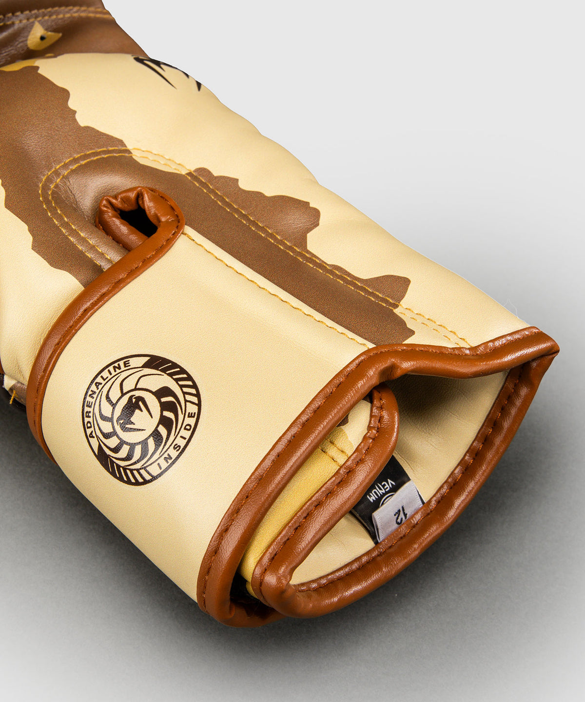 Venum Elite Camo Boxing Gloves - Light Beige/Brown