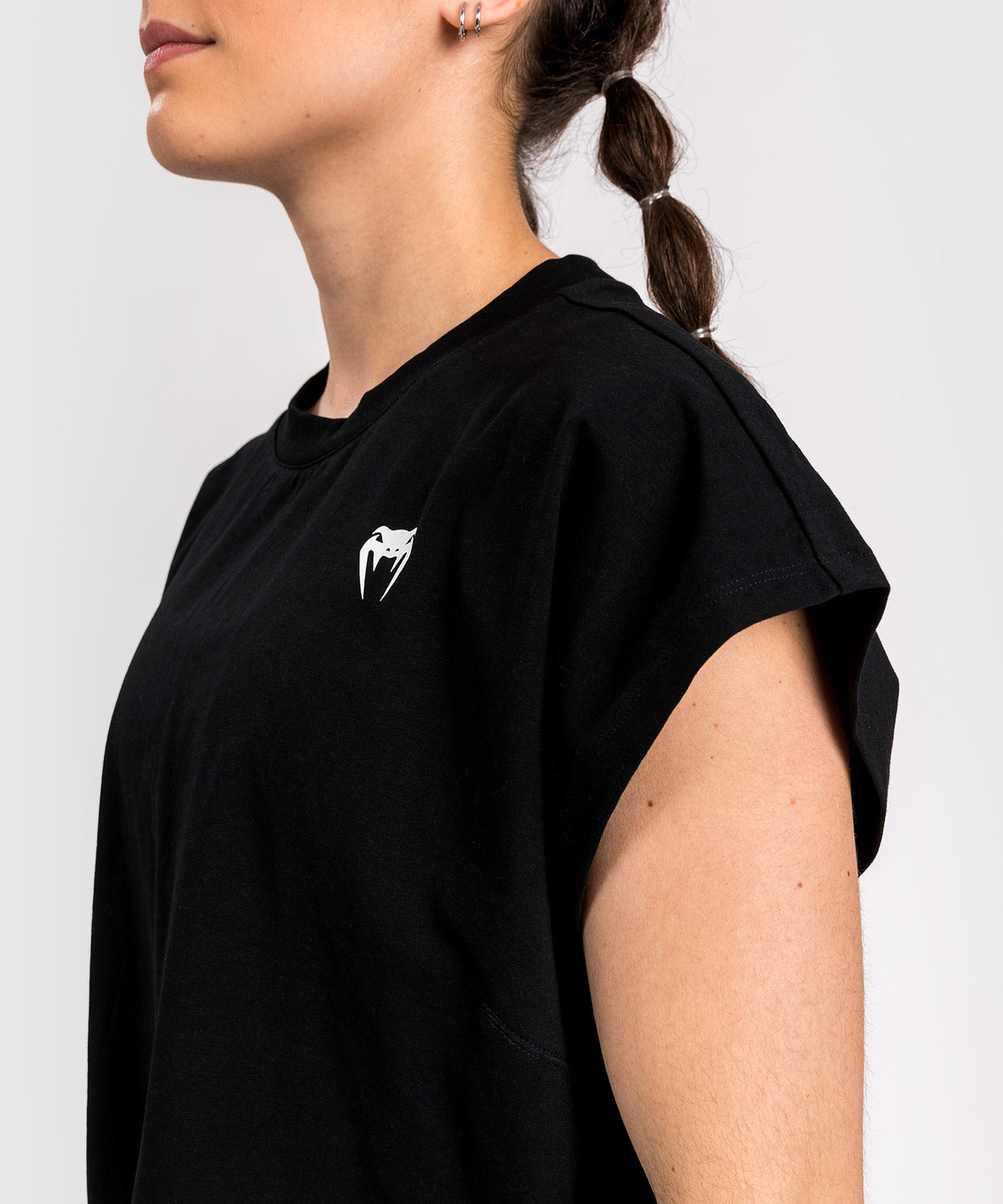 Venum Abyss Frauen Cropped T-Shirt - Tiefes Schwarz
