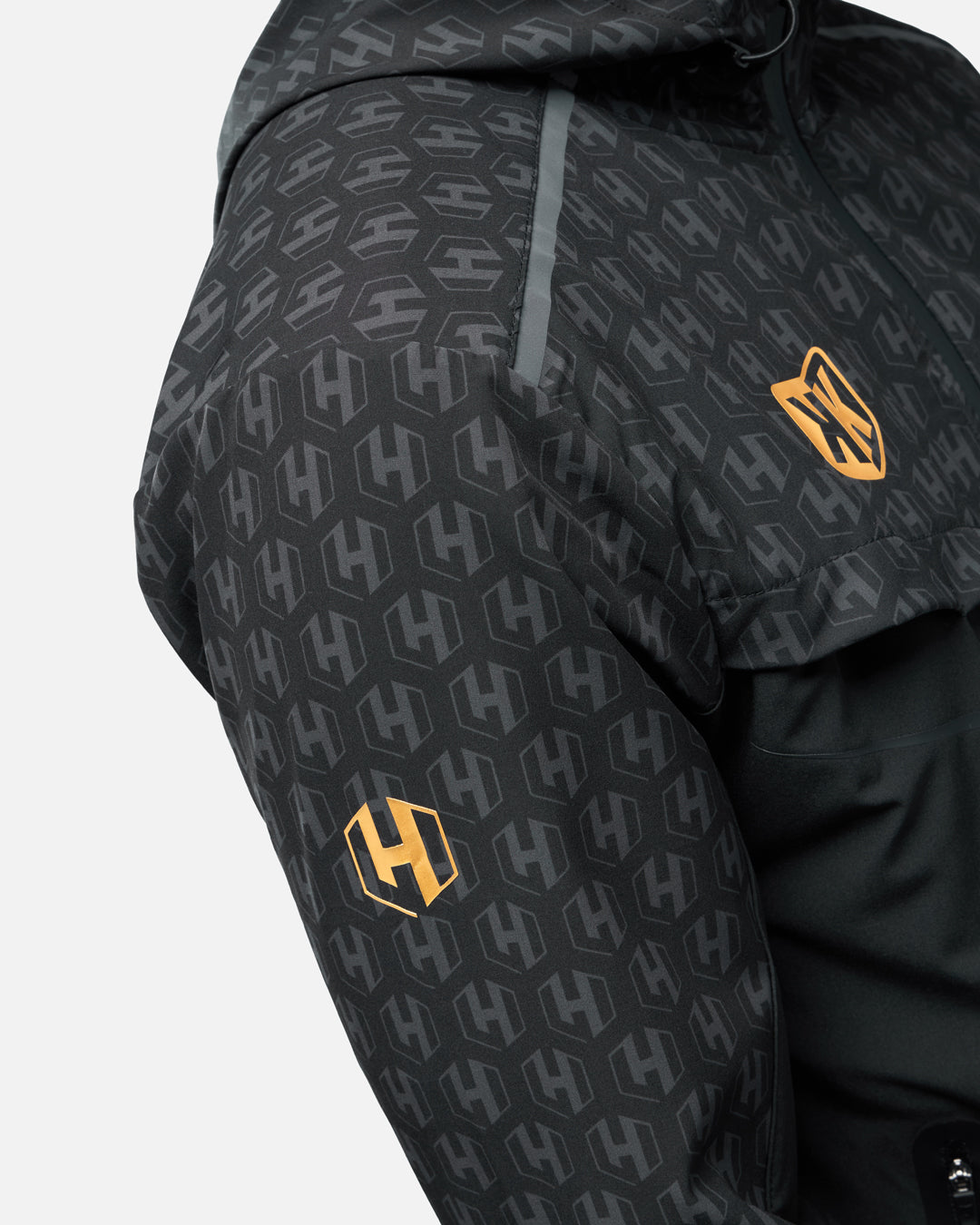 Survêtement complet (veste + pantalon) FK x Venum Hexagone MMA - Noir/Doré