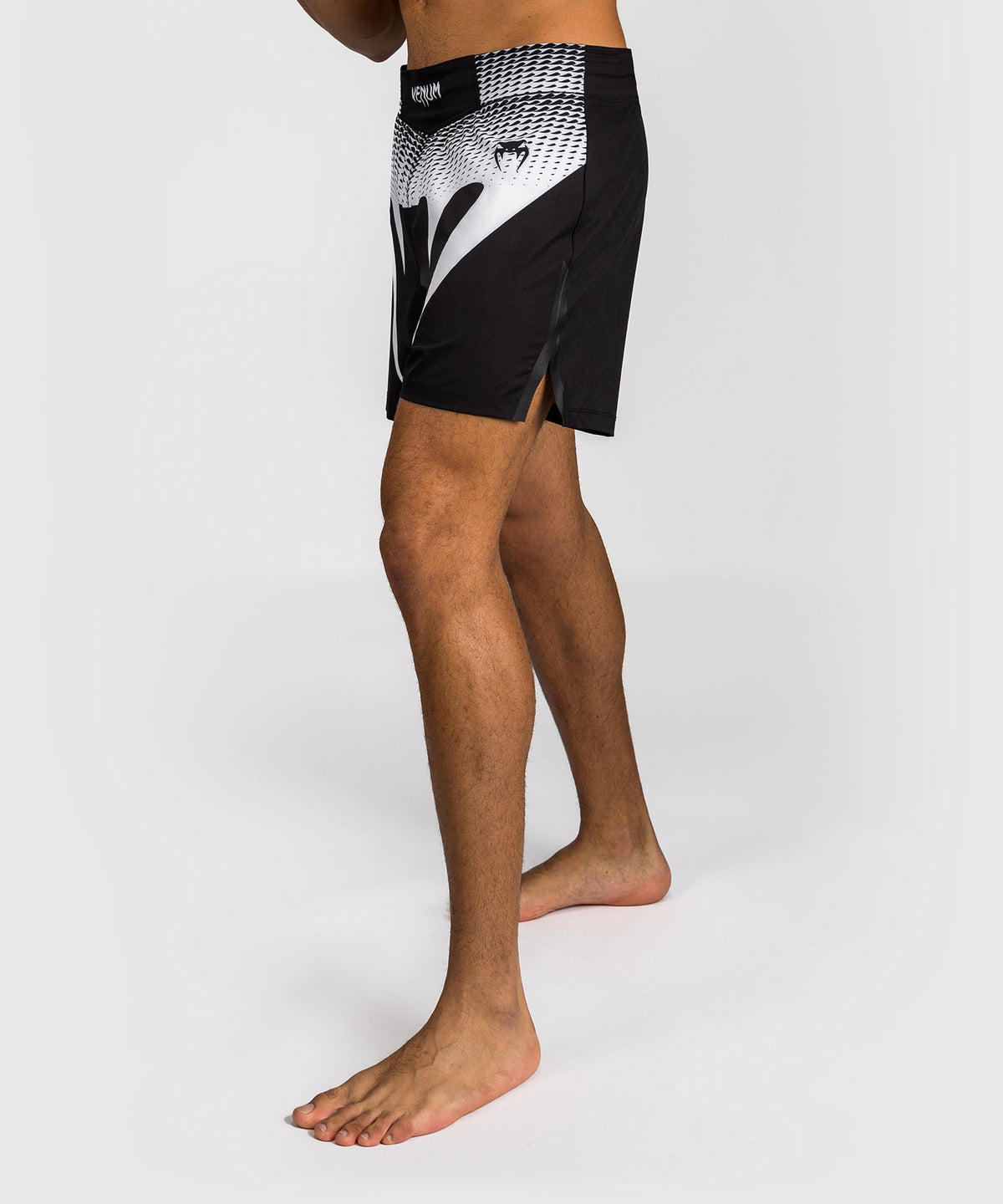 Venum No Gi Pantaloncini da combattimento - Nero/Bianco