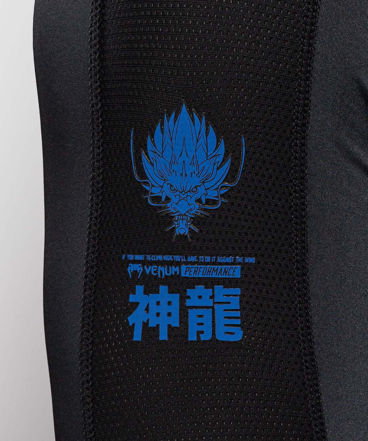 Venum Thunder Dragon Rashguard Manga Larga – Negro/Azul Real