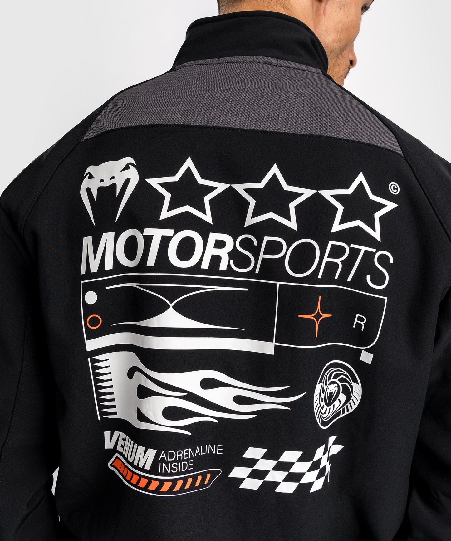 Venum Motorsport Softshell-Jacke - Tiefschwarz