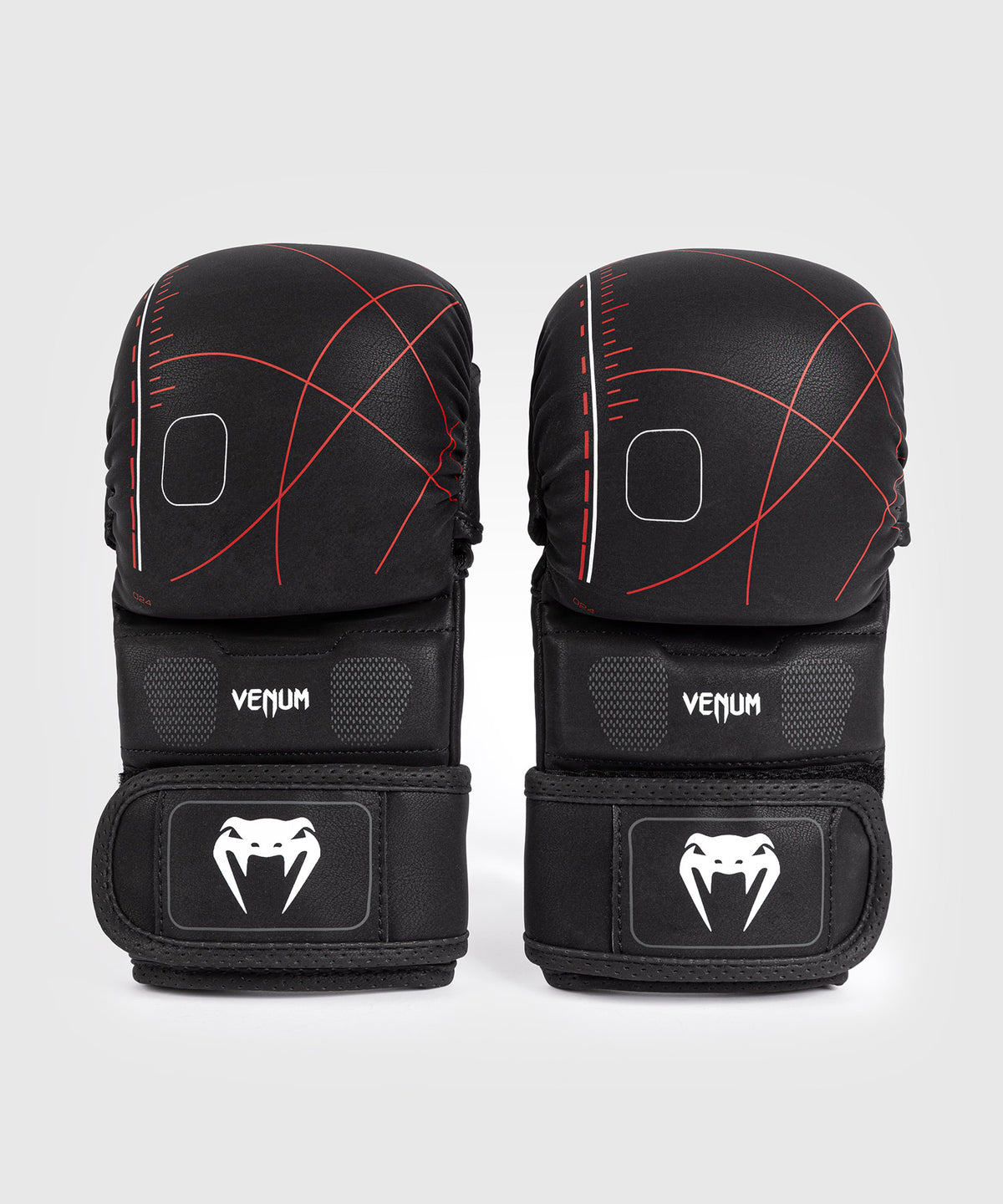 Venum Tactical XT Guantes de sparring - Negro/Rojo fuego