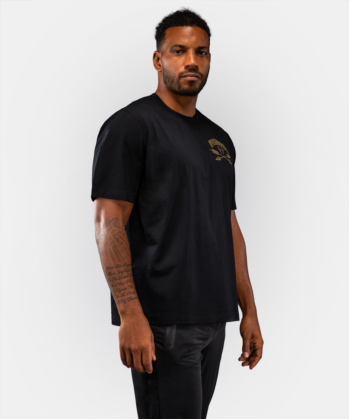 Venum Wolf Atak T-Shirt – Schwarz/Grau