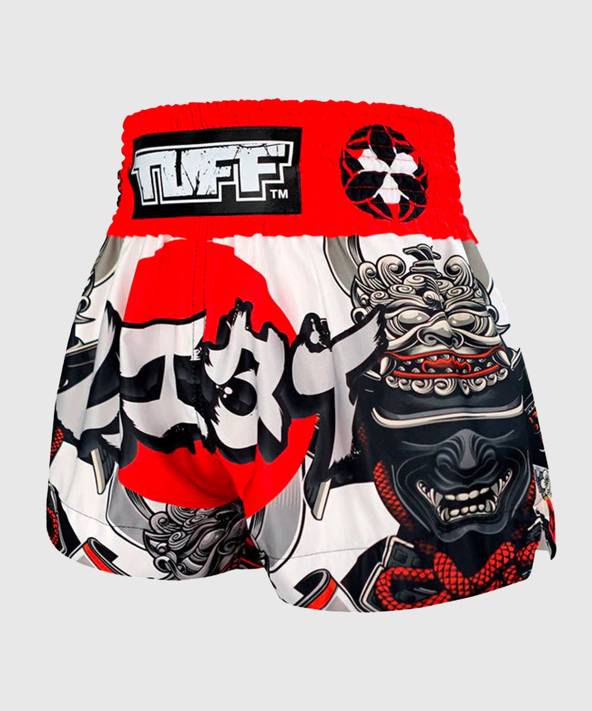 Tuff Samurai Of Siam Pantalones de Muay Thai - Blanco