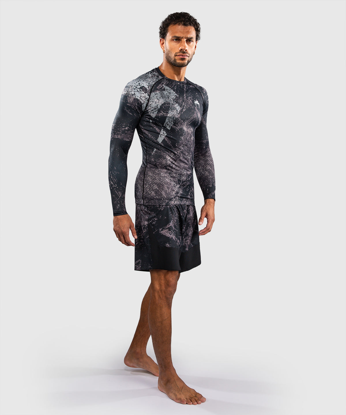 Rashguard à Manches Longues Venum Rage & Workout - Noir/Gris