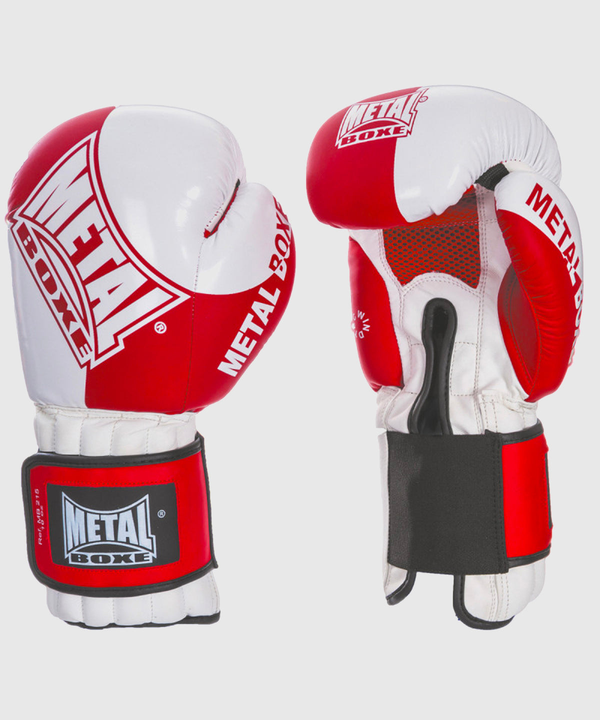 Metal Boxe Official Boxing Gloves - Red