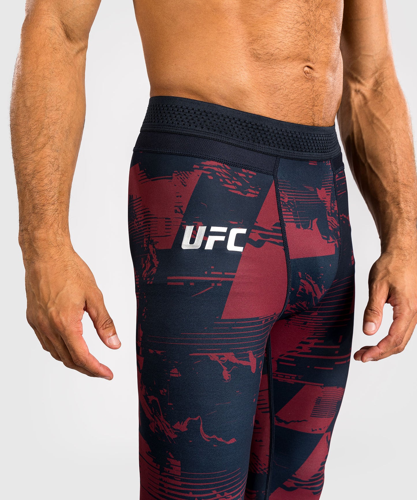 Men’s UFC Zenith by Venum Burgundy Authentic Fight Week Performance Tight