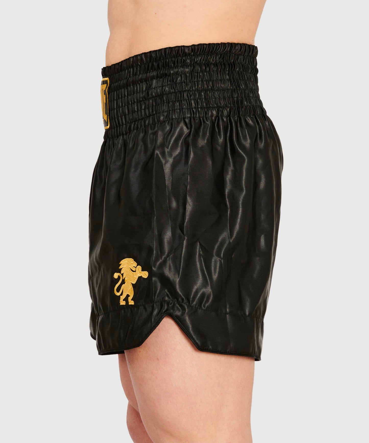 Leone Basic Muay Thai Shorts - Schwarz