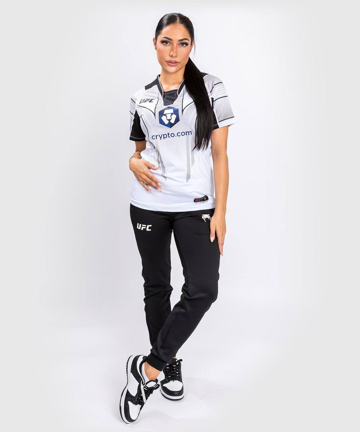Maglia UFC Venum Authentic Fight Night 2.0 da donna - Bianco