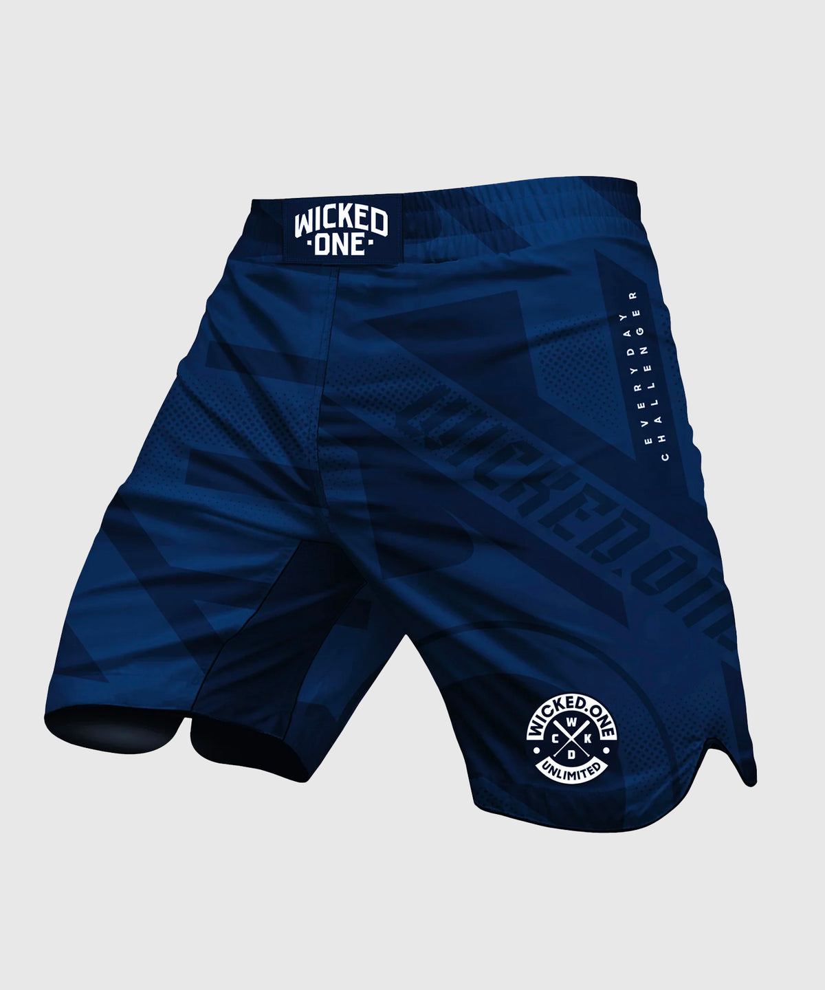 Wicked One Eager Outsiderz Fightshorts - Blu Marino