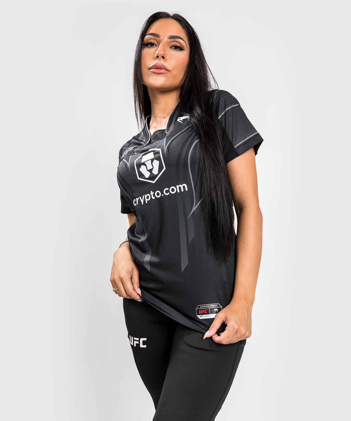 Maglia UFC Venum Authentic Fight Night 2.0 da donna - Bianco