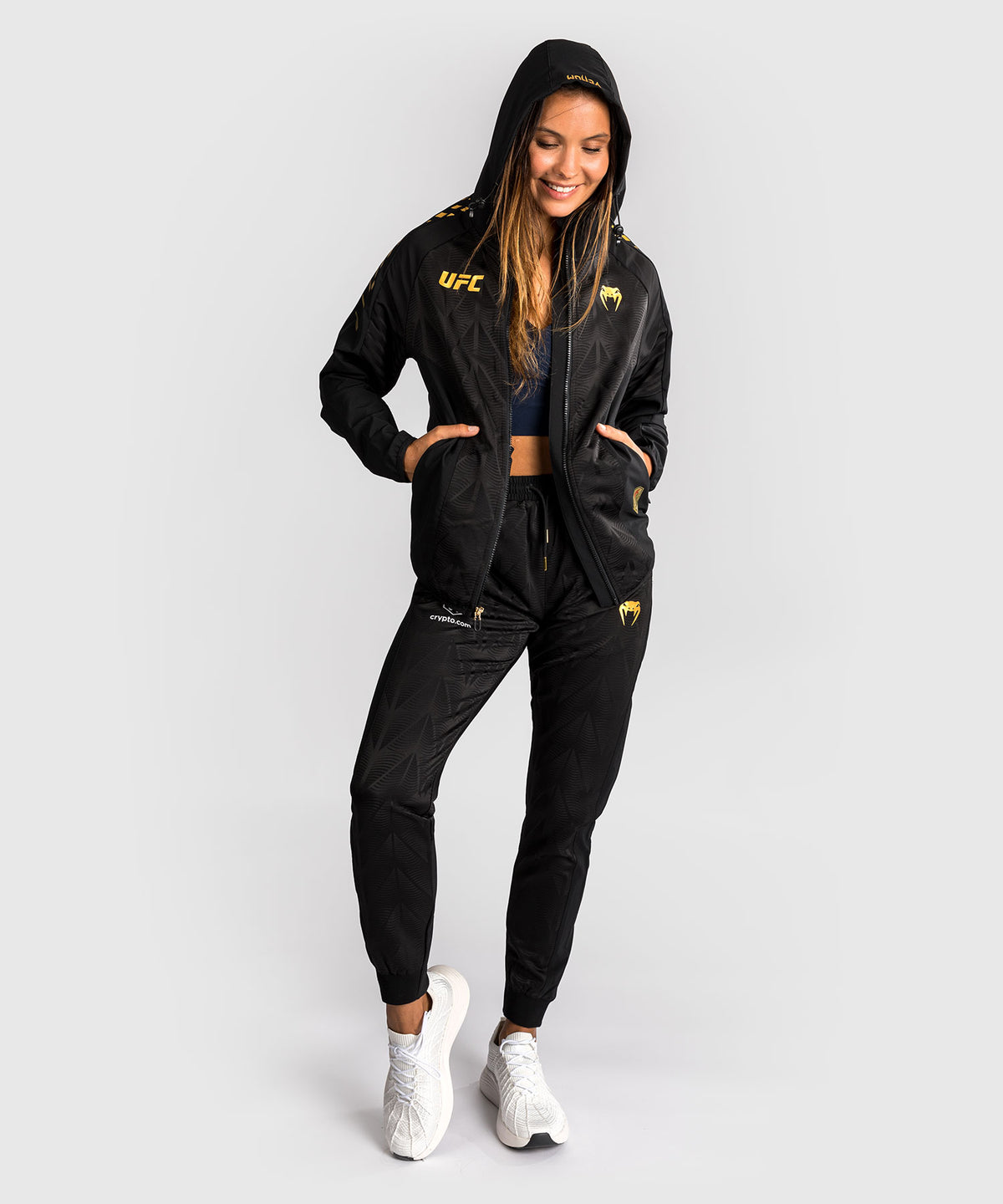 UFC Zenith by Venum Authentic Fight Night Kapuzenjacke Damen - Champion