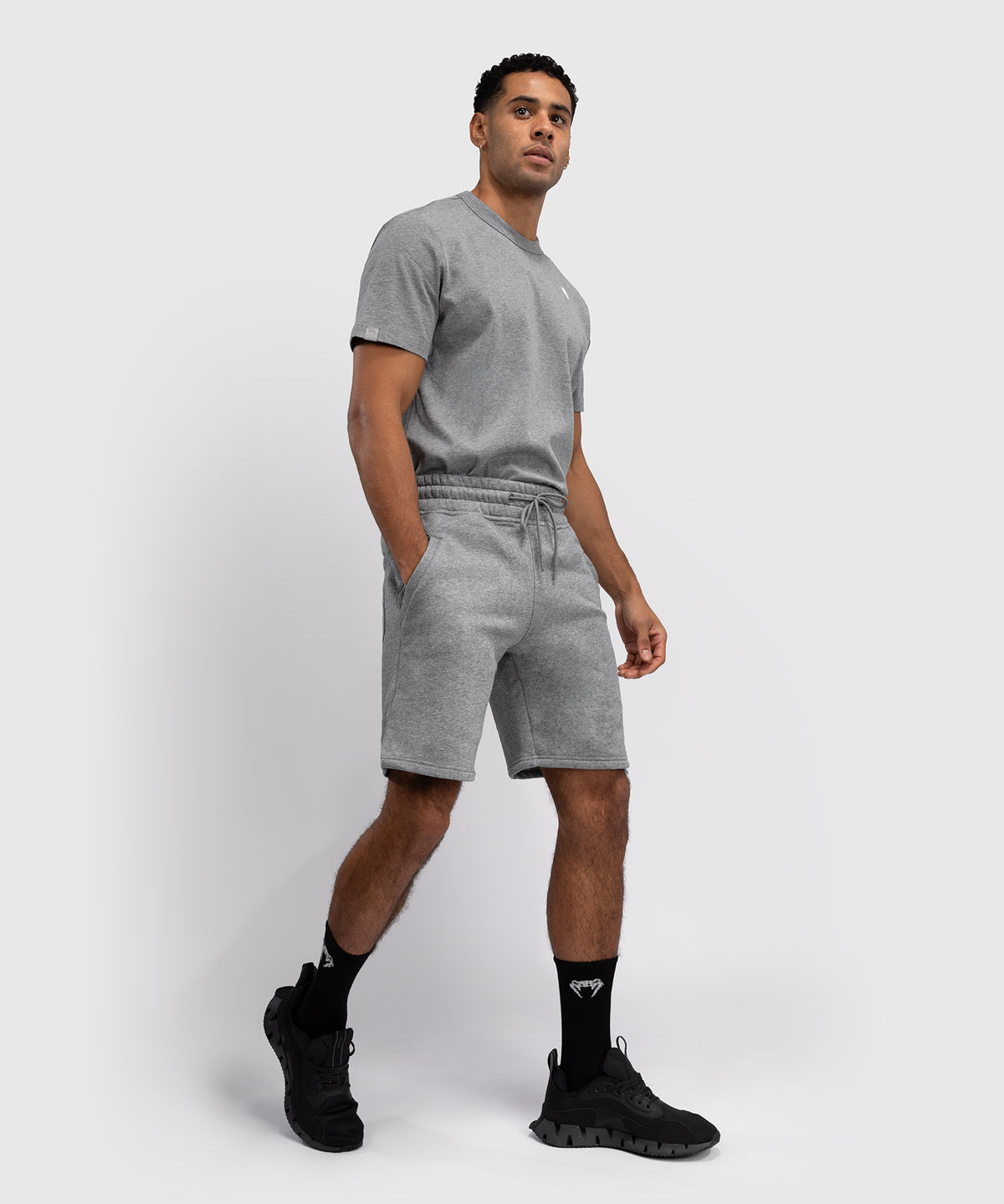 Venum Silent Power Pantalones Cortos de Algodón - Cloudy Grey