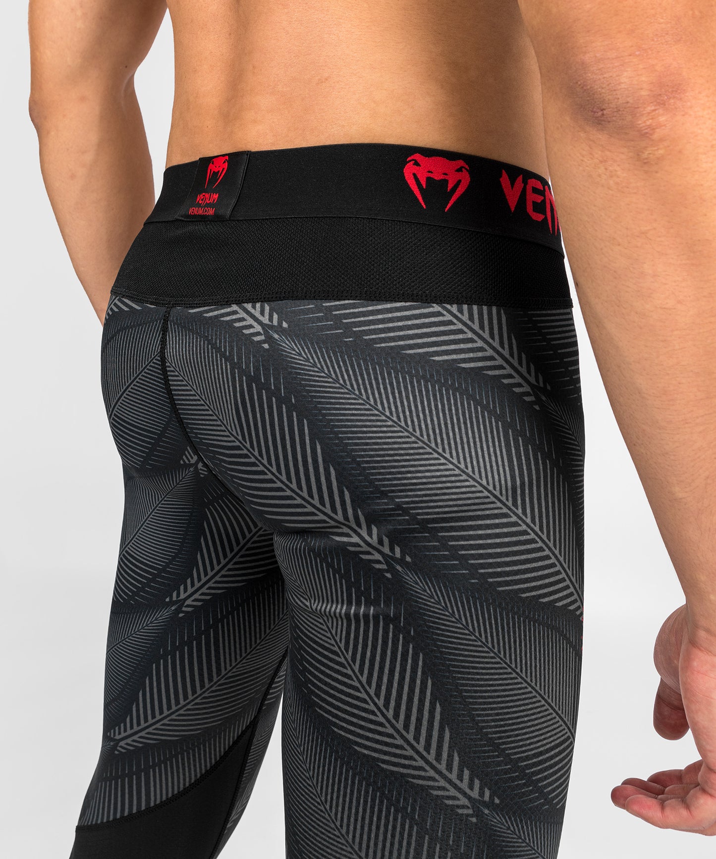 Pantaloni a compressione Venum Phantom - Nero/Rosso